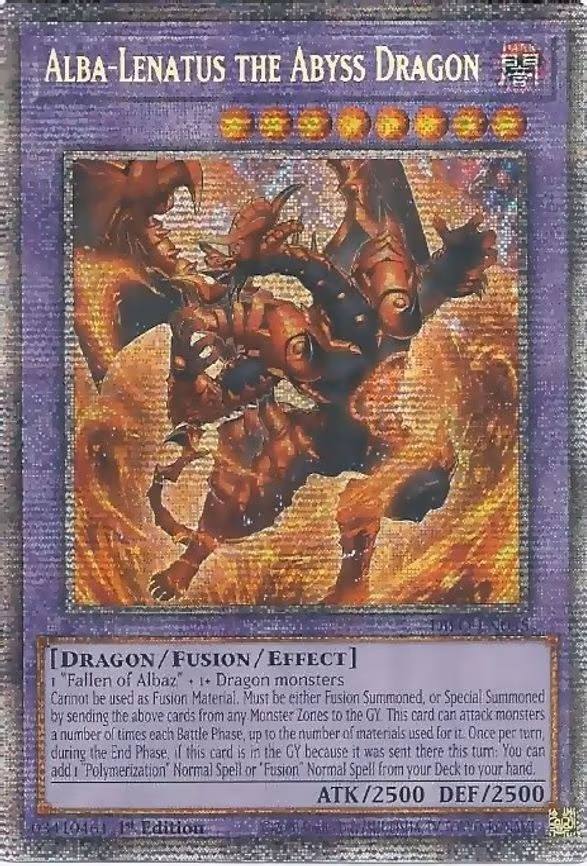 Alba-Lenatus the Abyss Dragon trading card
