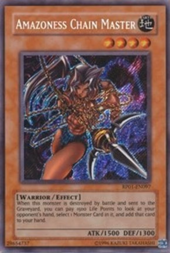Amazoness Chain Master trading card