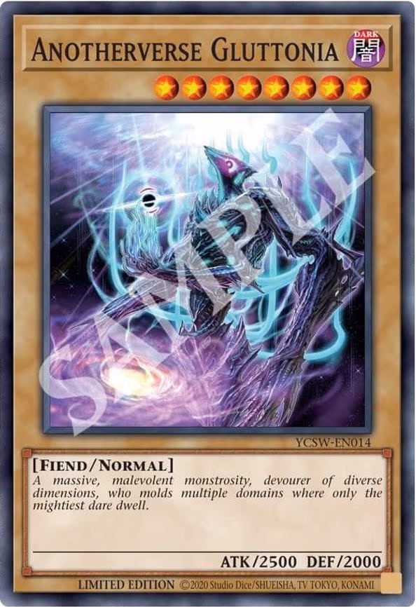 Anotherverse Gluttonia trading card