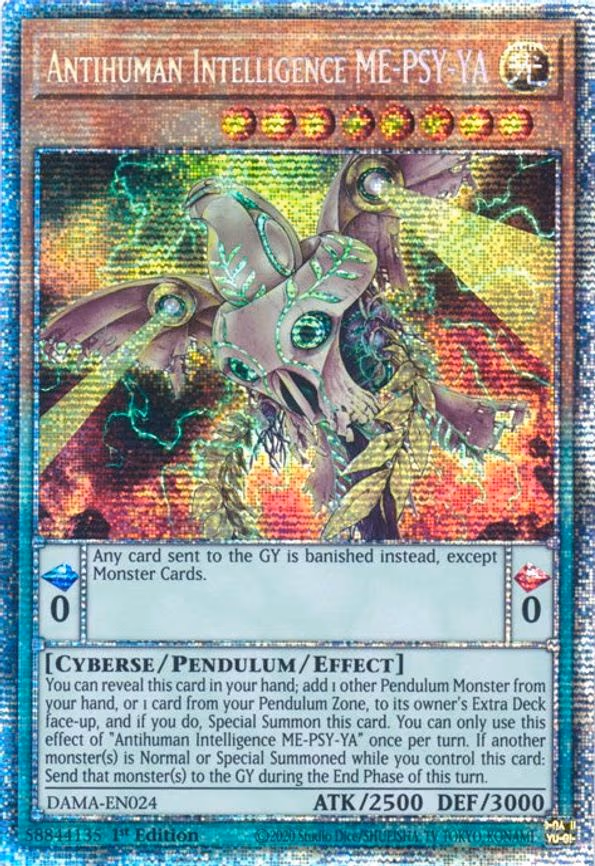 Antihuman Intelligence ME-PSY-YA trading card