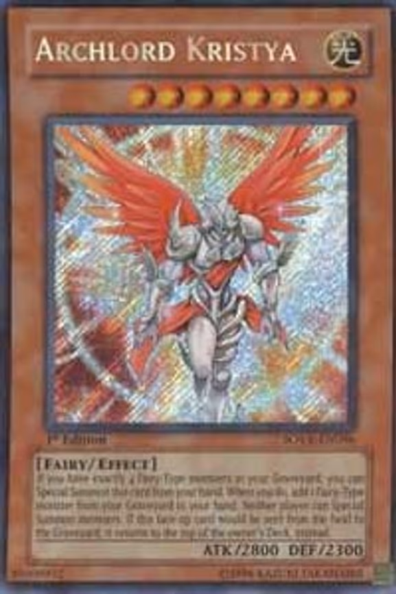 Archlord Kristya trading card