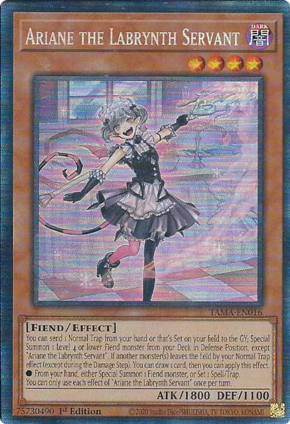 Ariane the Labrynth Servant trading card