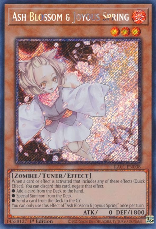 Ash Blossom & Joyous Spring trading card