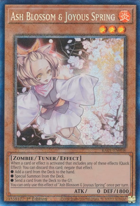 Ash Blossom & Joyous Spring trading card
