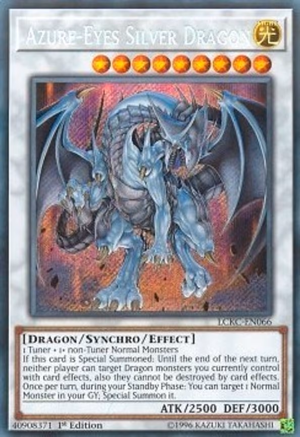 Azure-Eyes Silver Dragon