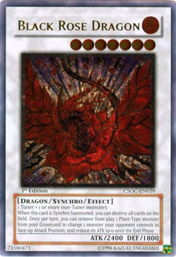 Black Rose Dragon trading card