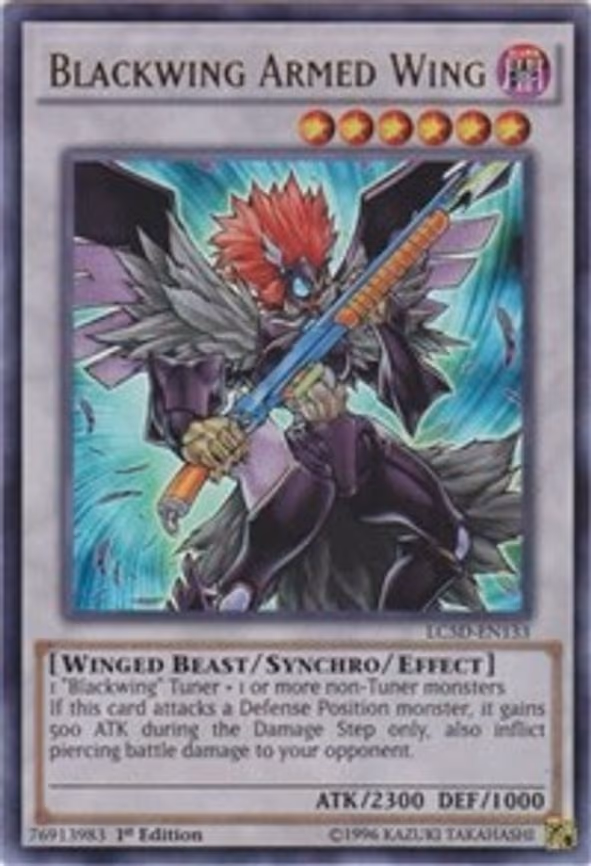 Blackwing Armed Wing trading card