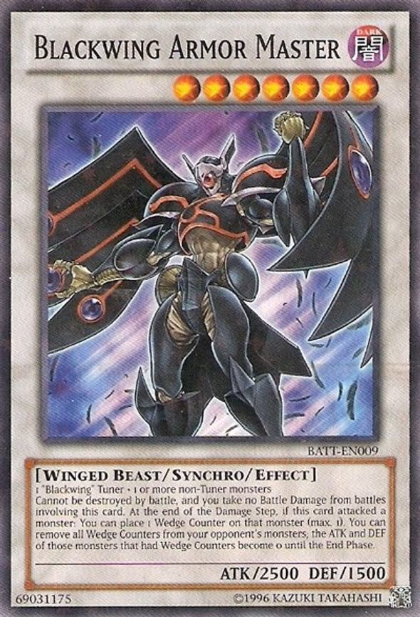 Blackwing Armor Master trading card
