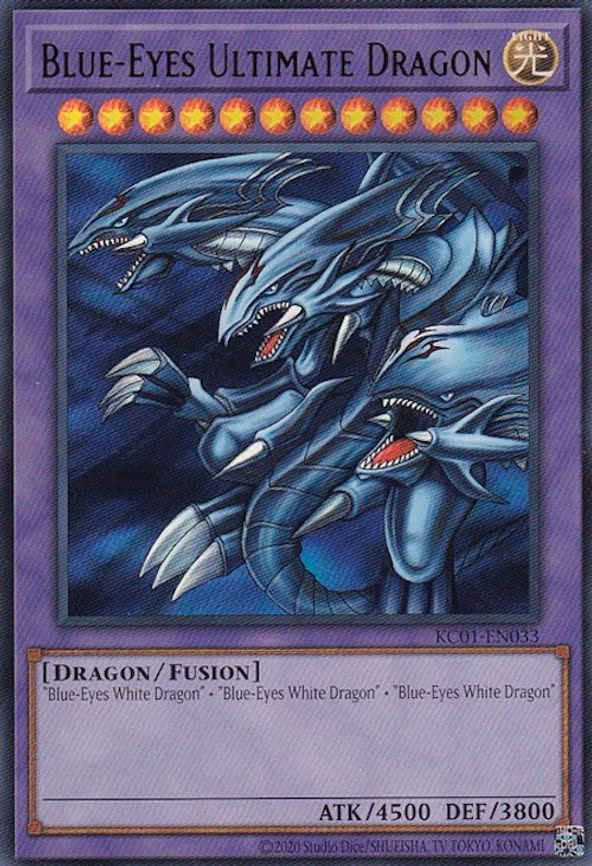 Blue-Eyes Ultimate Dragon trading card