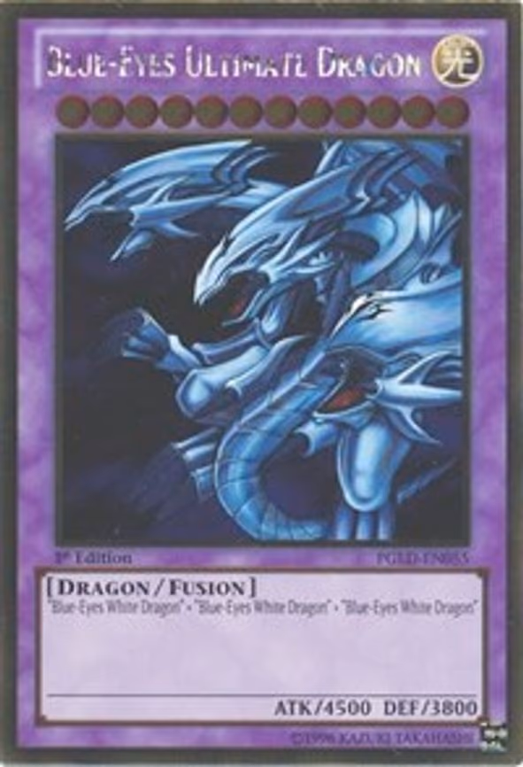 Blue-Eyes Ultimate Dragon trading card