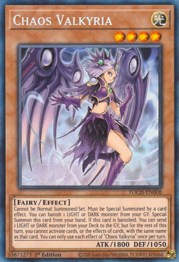 Chaos Valkyria trading card