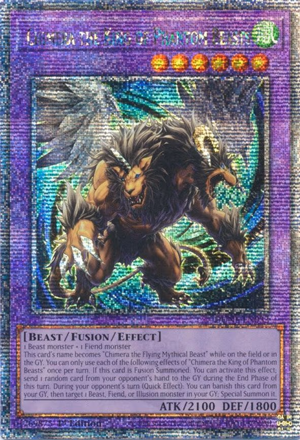 Chimera the King of Phantom Beasts trading card