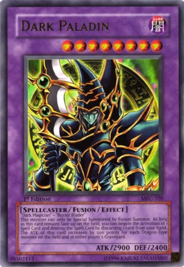 Dark Paladin trading card