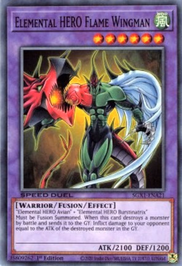Elemental HERO Flame Wingman