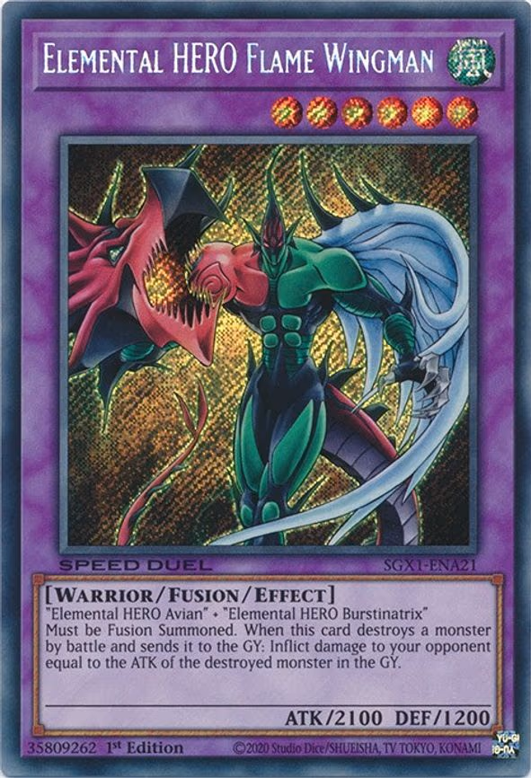 Elemental HERO Flame Wingman