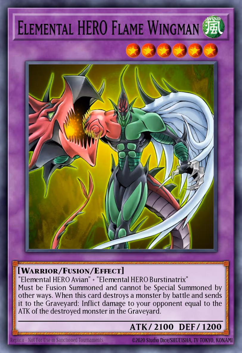 Elemental HERO Flame Wingman