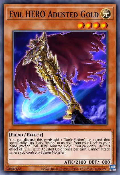 Evil HERO Adusted Gold