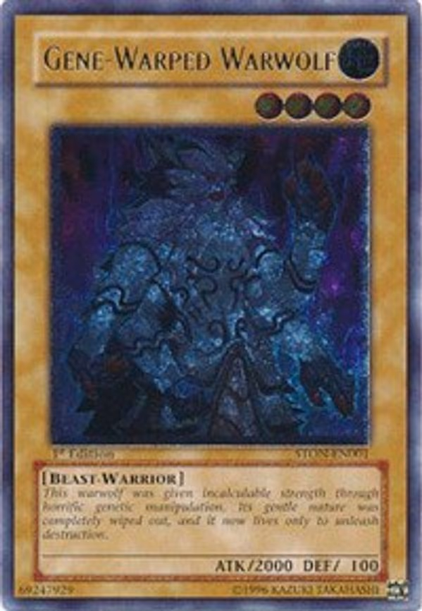 Gene-Warped Warwolf trading card