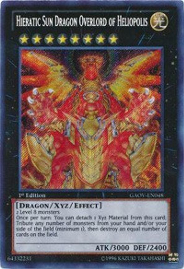 Hieratic Sun Dragon Overlord of Heliopolis