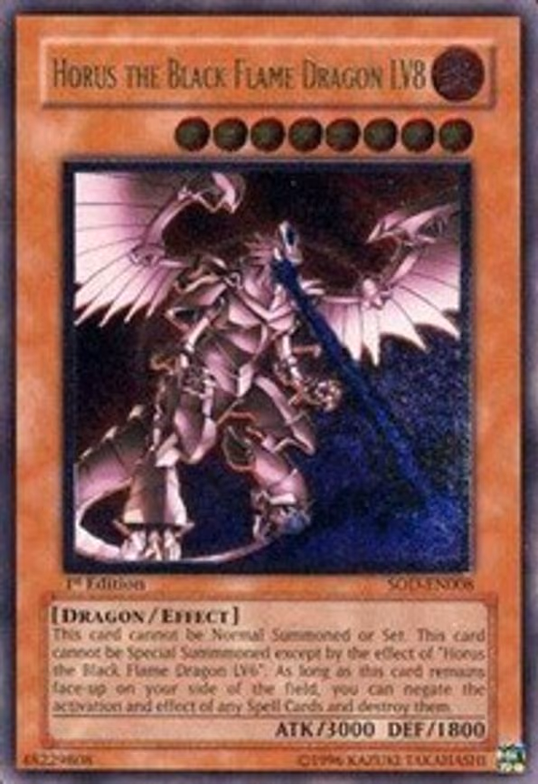 Horus the Black Flame Dragon LV8