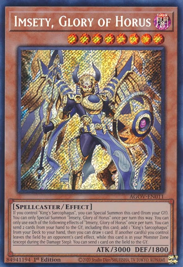 Imsety, Glory of Horus