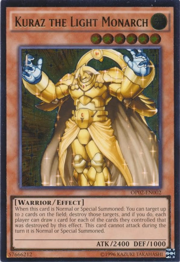 Kuraz the Light Monarch trading card