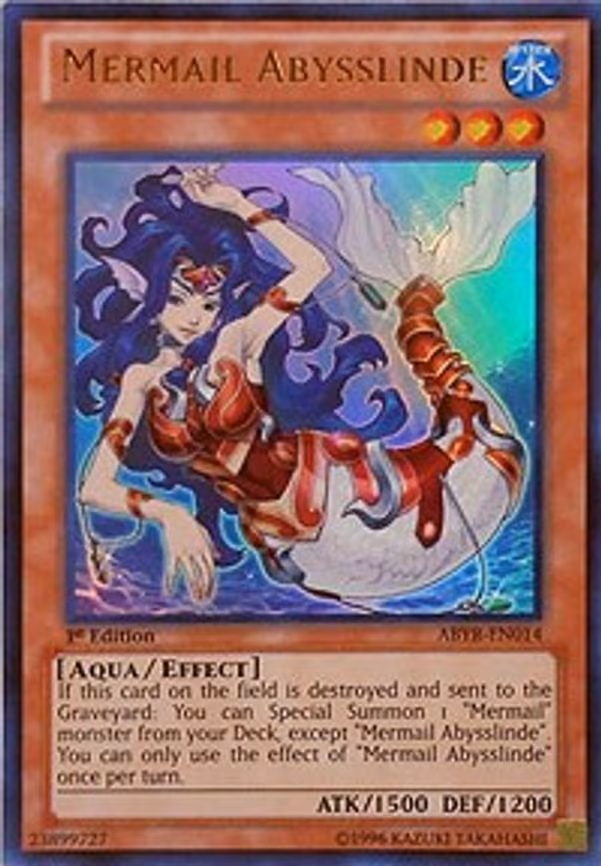 Mermail Abysslinde trading card