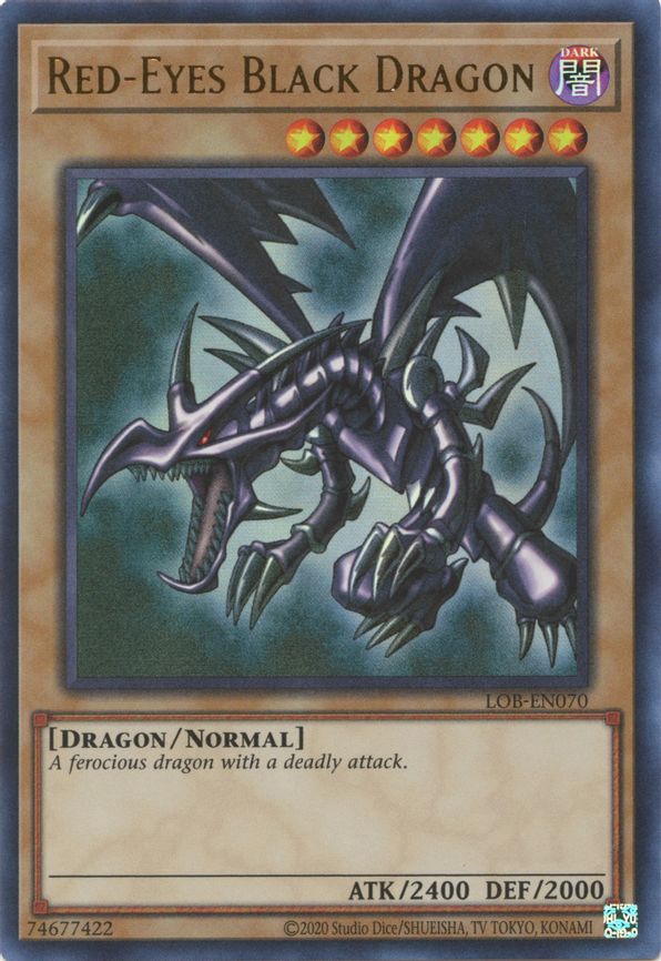 Yu-Gi-Oh! Red-Eyes good B. Dragon Unlimited Ultra Rare LOB New