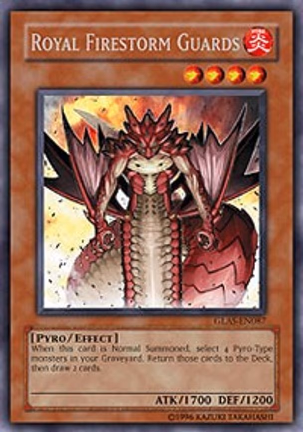 Royal Firestorm Guards trading card