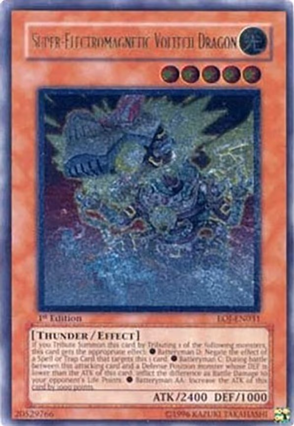Super-Electromagnetic Voltech Dragon trading card