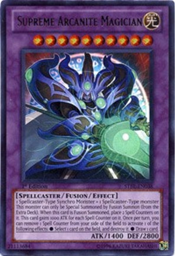 Supreme Arcanite Magician trading card