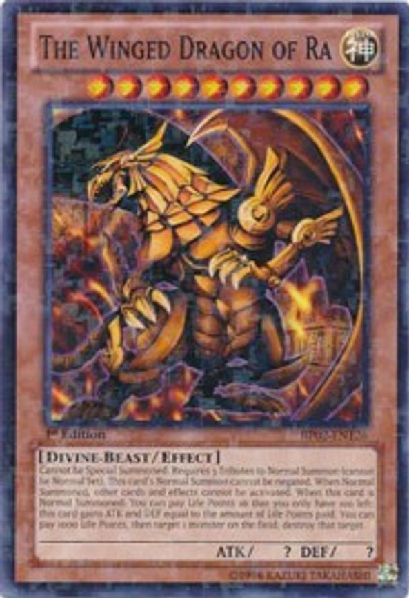 Yugioh The outlets Winged Dragon of Ra DOD-001 Limited Prizmatic Secret Rare