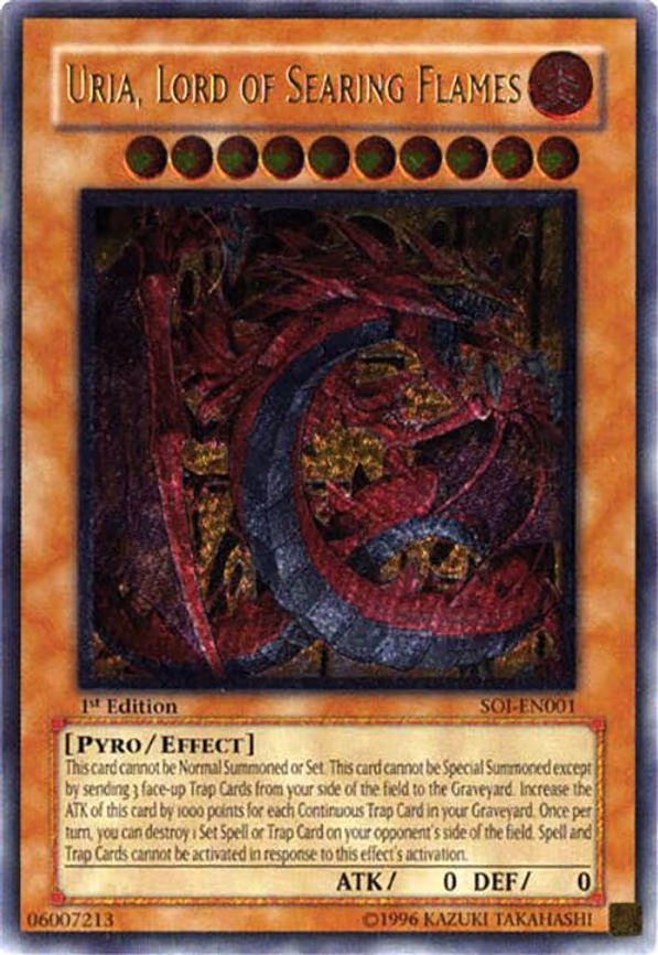 Uria, Lord of Searing Flames trading card