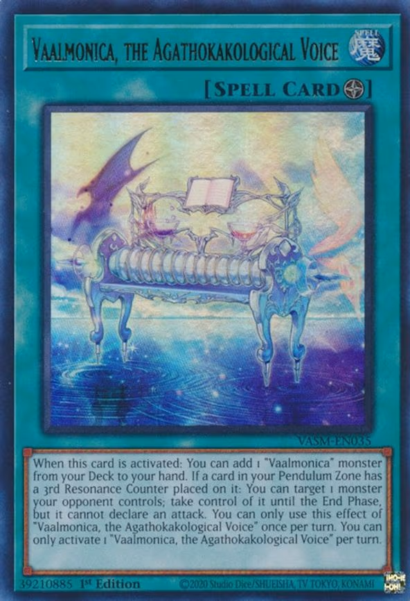 Vaalmonica, the Agathokakological Voice