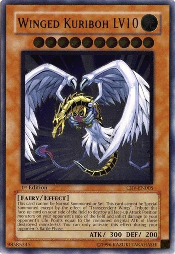 Winged Kuriboh LV10 trading card