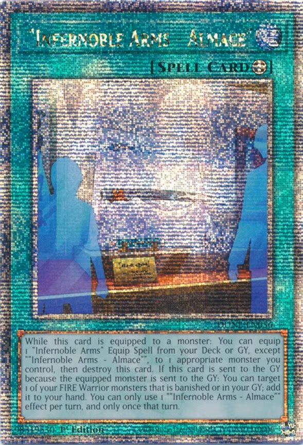 "Infernoble Arms - Almace" trading card