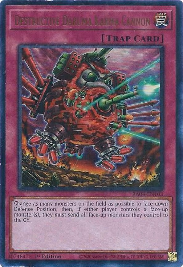 Destructive Daruma Karma Cannon