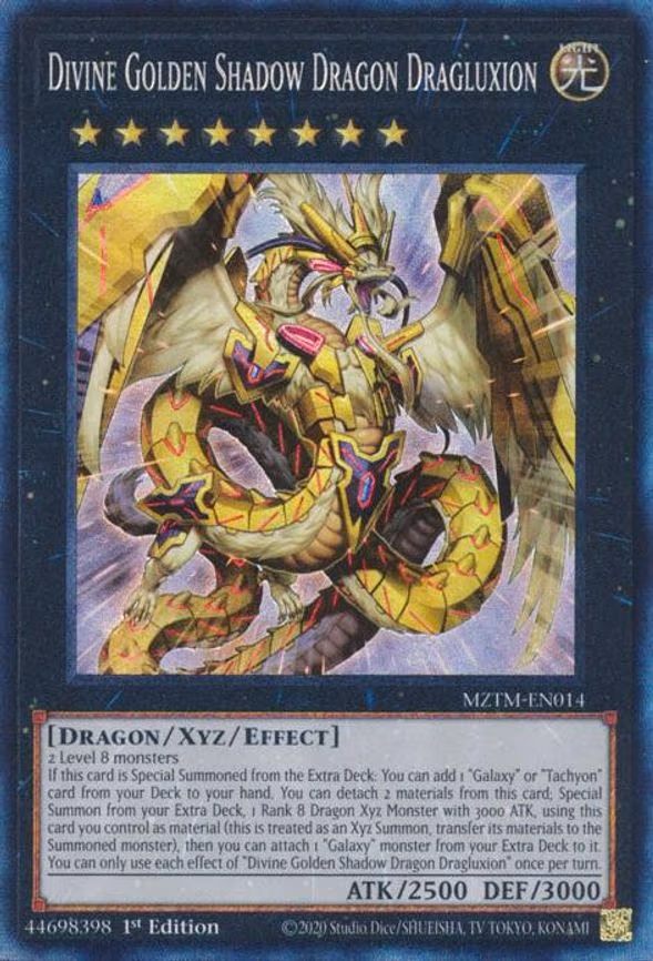 Divine Golden Shadow Dragon Dragluxion
